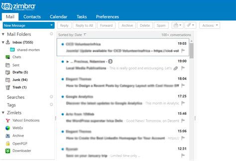 zimbra gov mail.